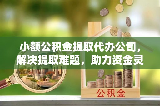 洪洞小额公积金提取代办公司，解决提取难题，助力资金灵活使用