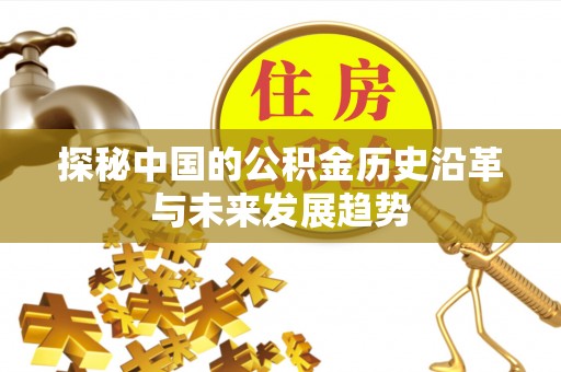 洪洞探秘中国的公积金历史沿革与未来发展趋势