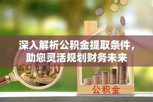 洪洞深入解析公积金提取条件，助您灵活规划财务未来