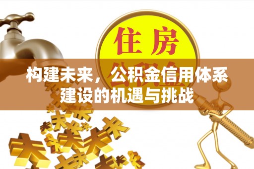 洪洞构建未来，公积金信用体系建设的机遇与挑战