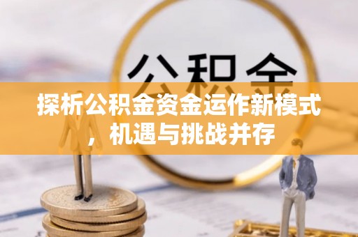 洪洞探析公积金资金运作新模式，机遇与挑战并存